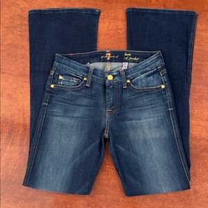 7 For All Mankind Lexi Petite A Pocket Flare Jeans Sz 26 NWOT